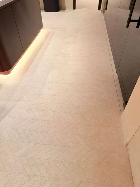Finished corridor flooring by Canes Cleaners