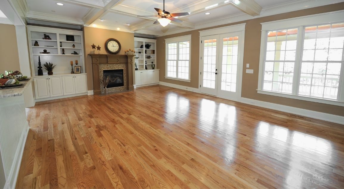 clean sparkling hardwood floors
