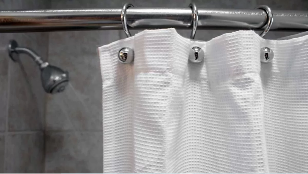 Shower curtain and liner cleaning