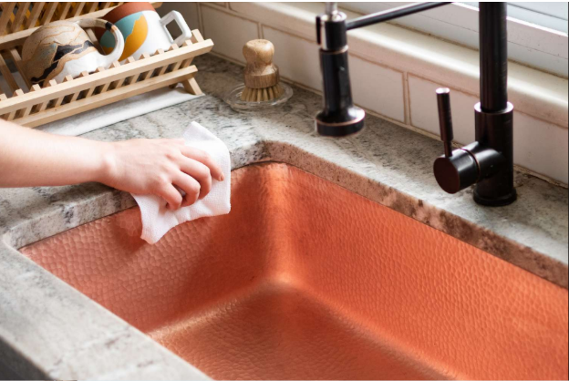 Clean a Copper Sink